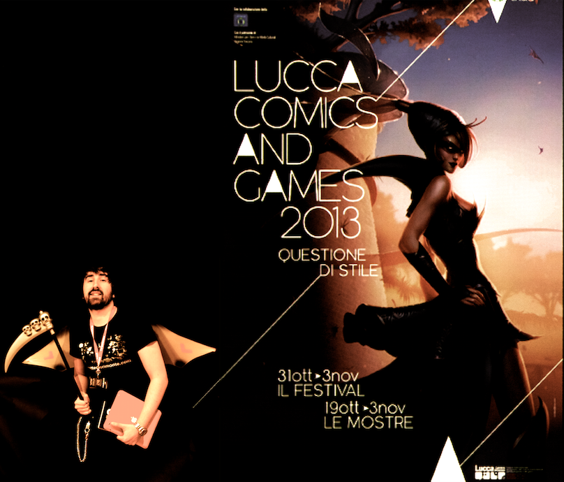 saluti dal Lucca Comics and Games!